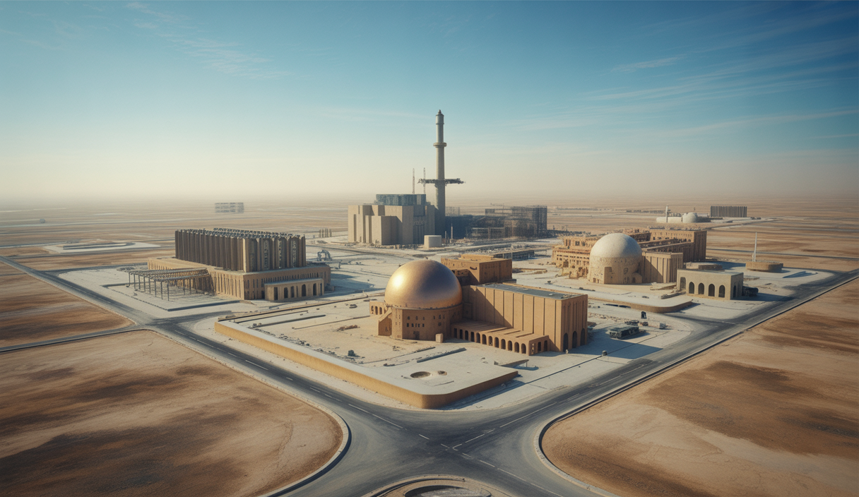 Vue aérienne d'un site nucléaire iranien avec absence de contamination radioactive après frappes américaines selon l'AIEA