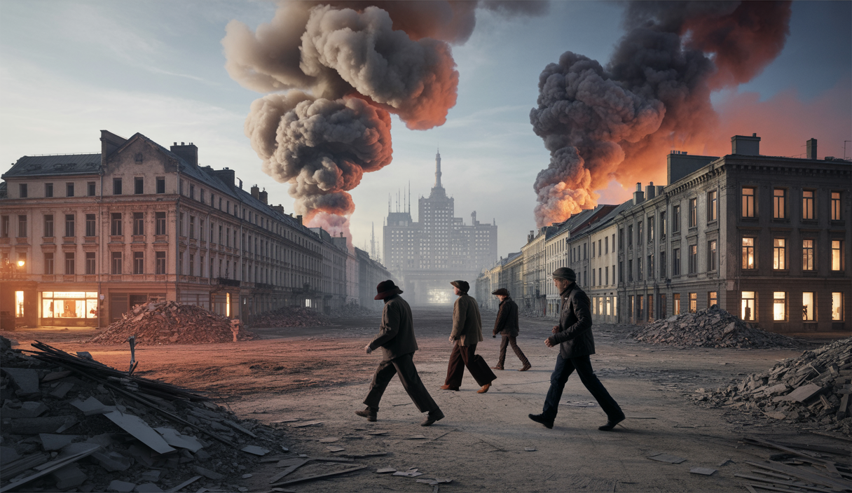 Destruction et chaos suite à une frappe aérienne en Ukraine