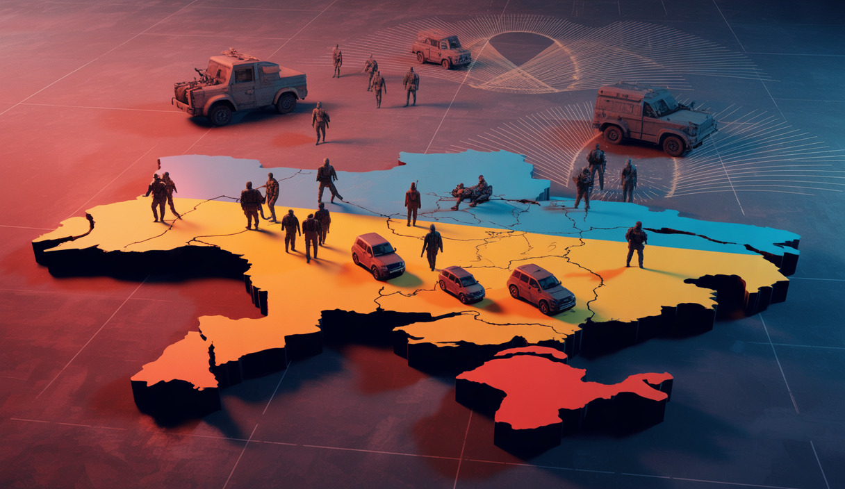 Conflits géopolitiques en 2025 mettant en scène l'Ukraine et le Moyen-Orient