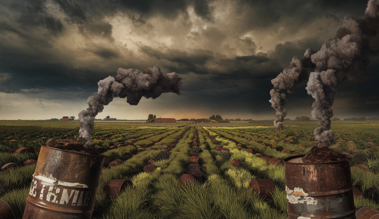 Contamination des terres agricoles aux États-Unis par des produits chimiques éternels