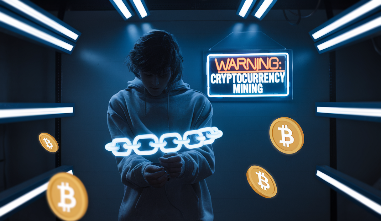 Illustration de l'incident de séquestration lié aux cryptomonnaies