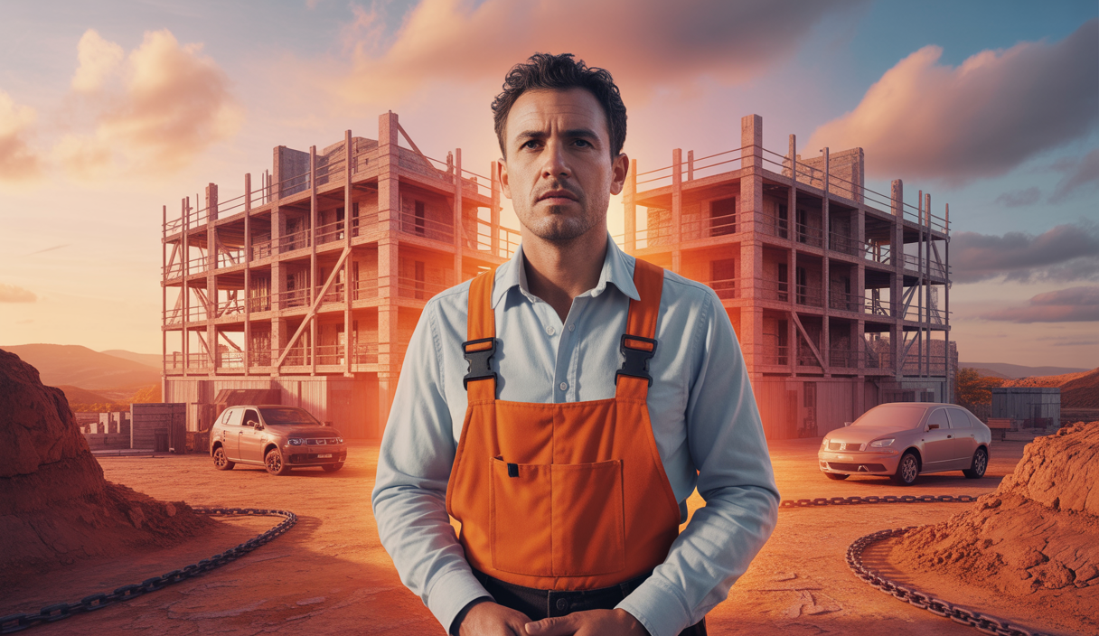 Illustration évocatrice de la lutte contre les mauvaises conditions de travail sur un chantier automobile au Brésil.