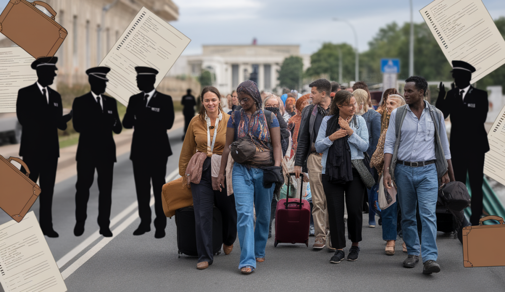 Représentation complexe des défis de la migration et des droits des migrants