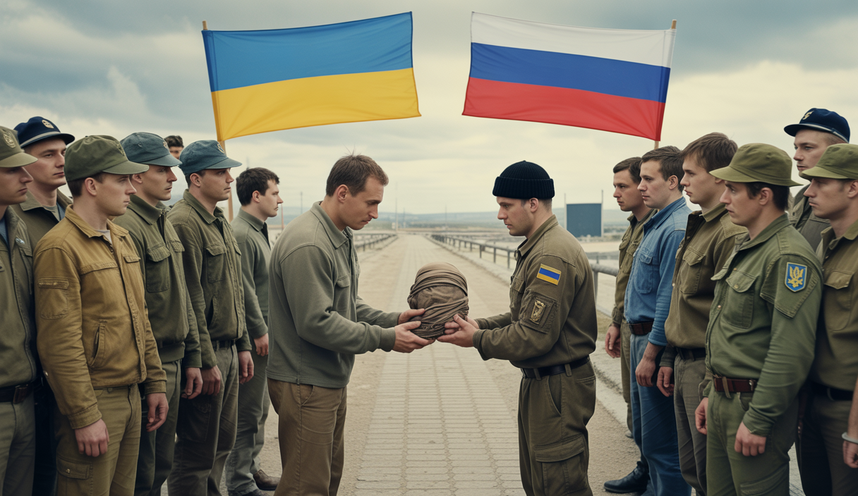 Echange de prisonniers de guerre entre l'Ukraine et la Russie
