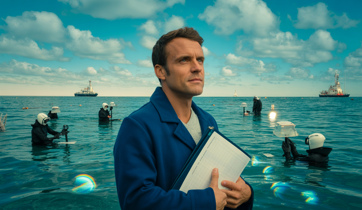 Emmanuel Macron engagé pour la protection des océans