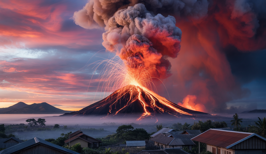 Éruption volcanique dramatique en Indonésie