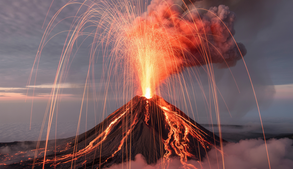 Eruption du volcan Lewotobi en Indonésie