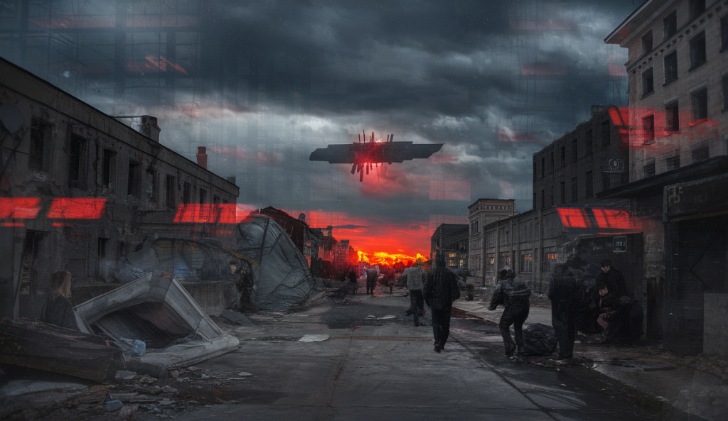 Scène de frappes russes intensifiées sur Kiev