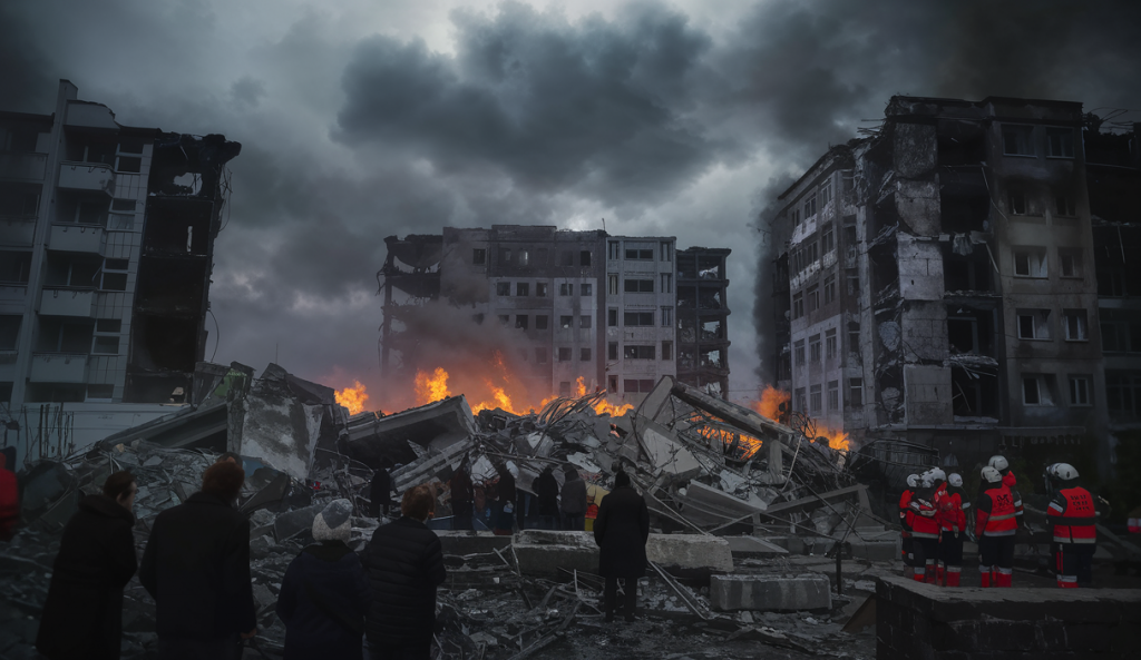 Conséquences dramatiques des frappes russes à Soumy, Ukraine, avec réactions internationales