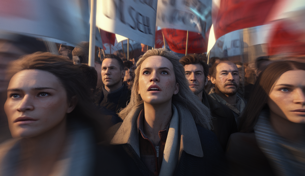 Illustration dynamique des grèves en France avec focus sur la SNCF et la manifestation du 1er mai