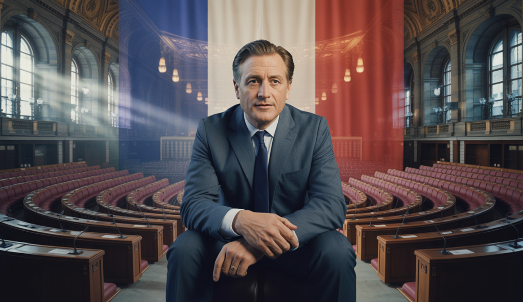 Illustration de Hugo Décrypte à l'Assemblée nationale, symbolisant l'impact des nouveaux médias sur le débat politique