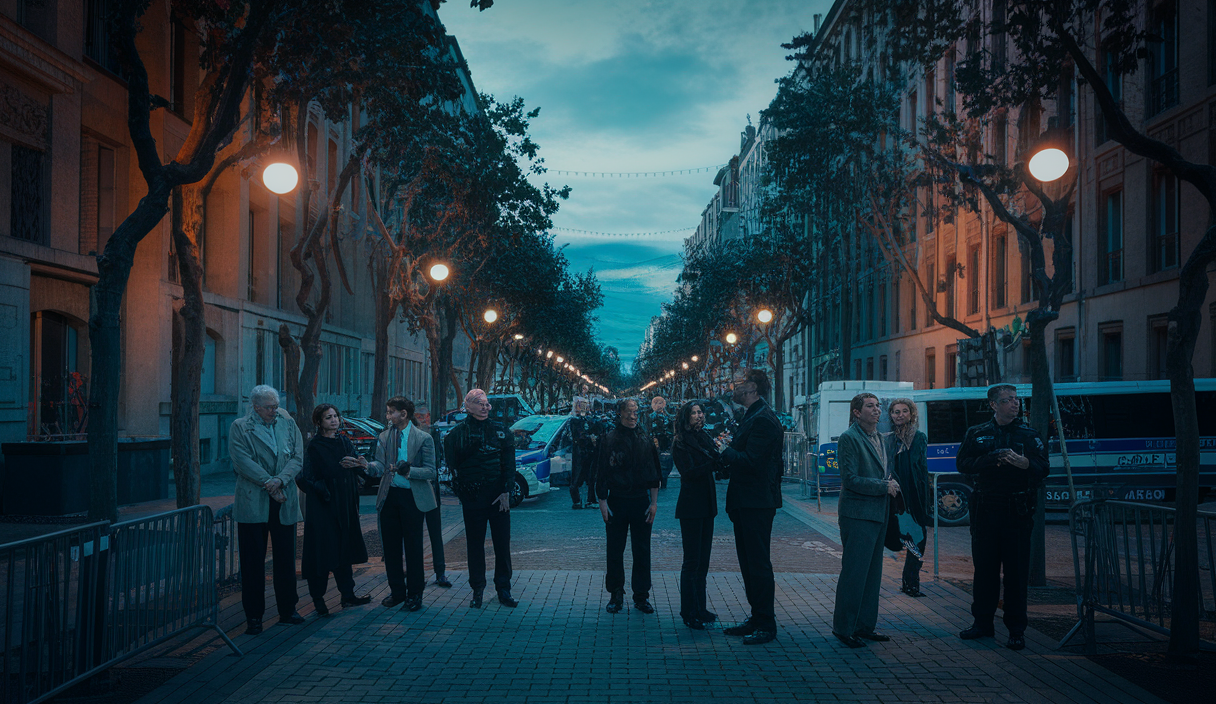 Illustration de l'impact d'une fusillade sur la sécurité publique à Grenoble