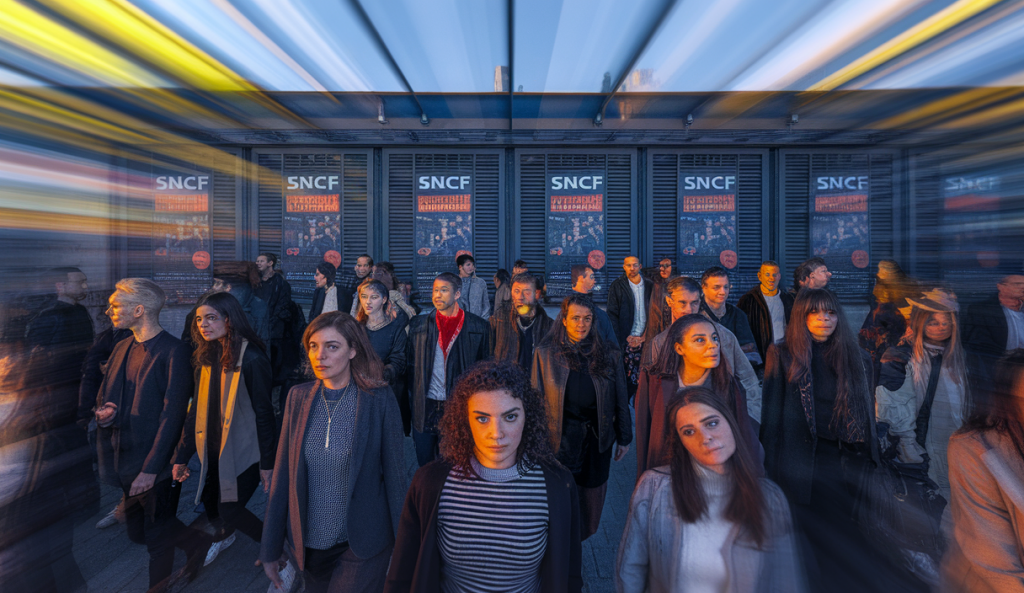 Grèves SNCF et organisation des usagers impactant la mobilité urbaine