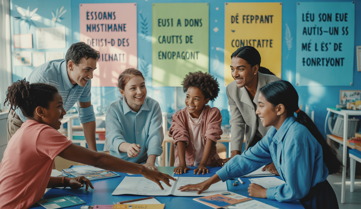 Image illustrant des initiatives de prévention de la violence scolaire