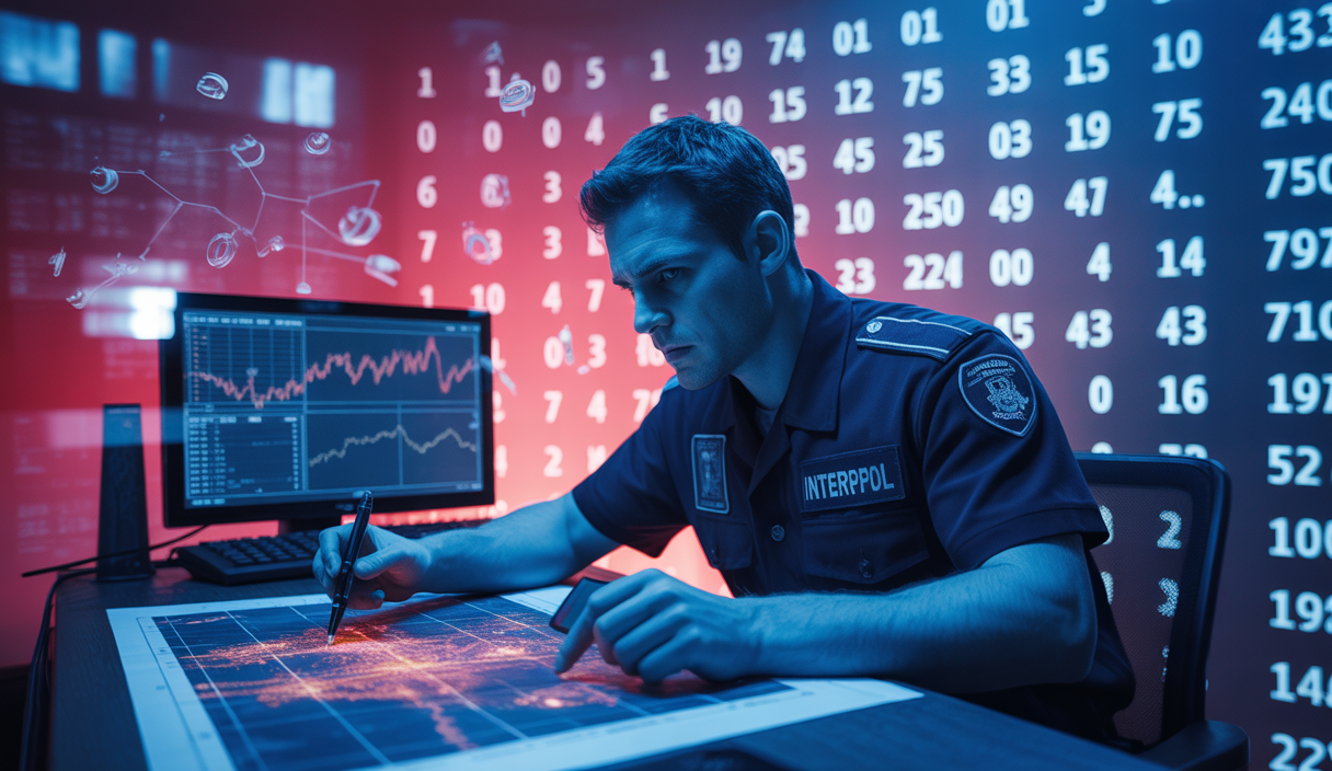 Alerte mondiale d'Interpol sur les enlèvements liés aux cryptomonnaies, exprimant des risques criminels et défis de régulation