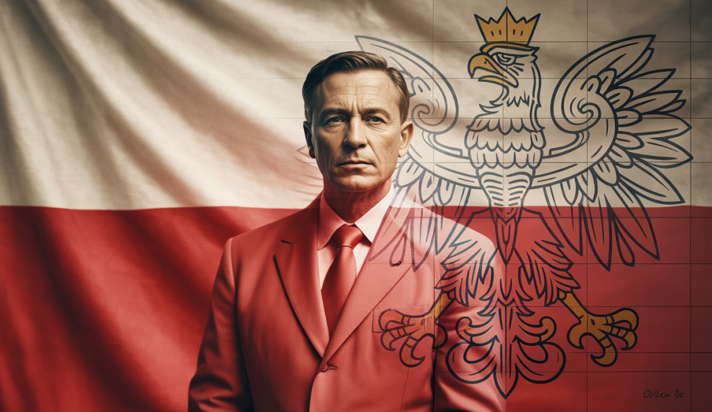 Portrait de Karol Nawrocki, nouvellement élu président de la Pologne