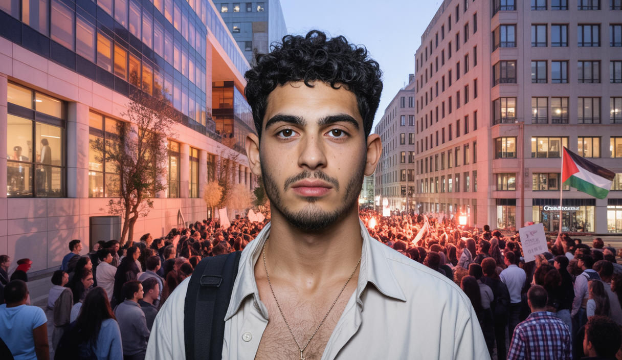 Mahmoud Khalil, activiste pro-palestinien, libéré d'un centre de détention fédéral aux États-Unis après trois mois, symbole des enjeux des droits humains dans le conflit israélo-palestinien