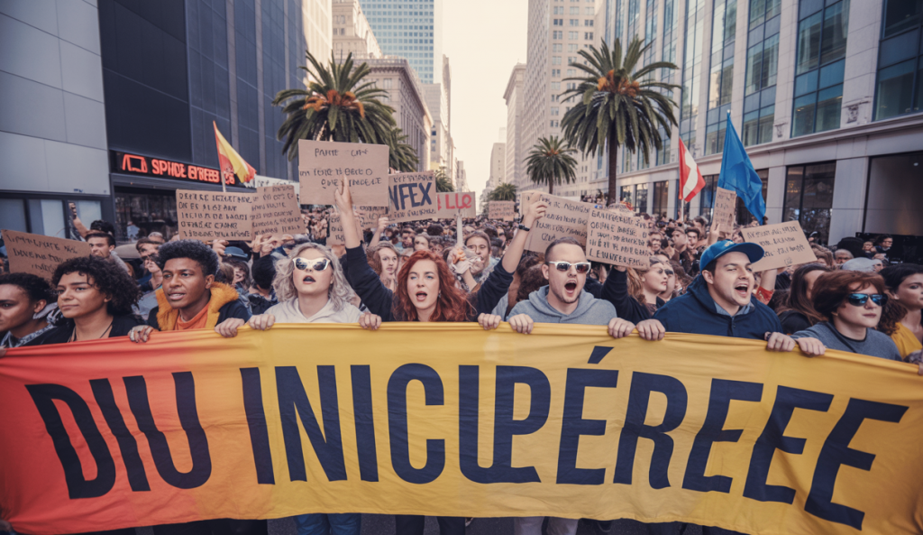 Manifestation massive à Los Angeles contre les raids de l'ICE