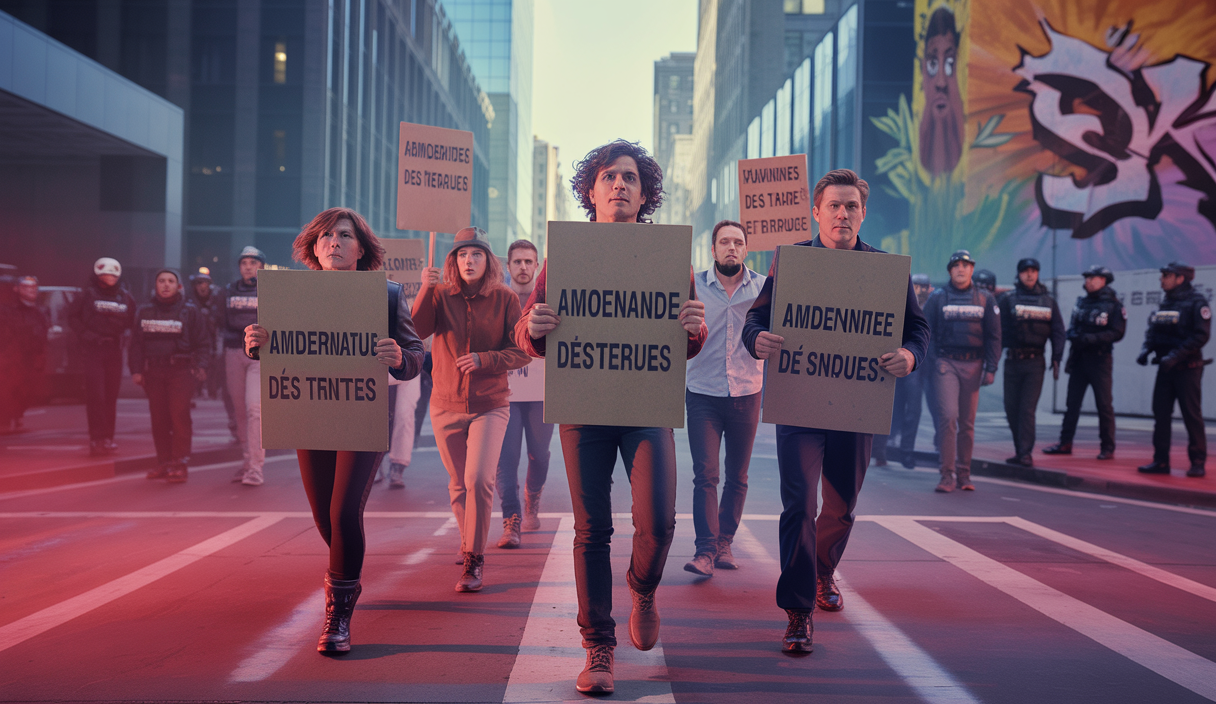 Manifestations anti-expulsions à Los Angeles