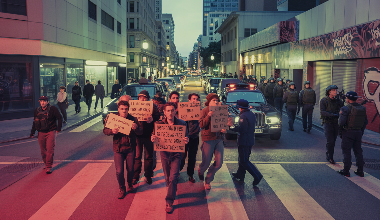 Manifestations violentes à Los Angeles avec déploiement militaire