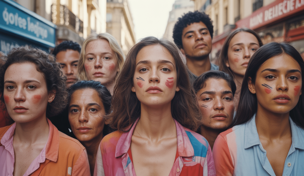Femmes algériennes courageuses se réunissant pour dénoncer le harcèlement de rue.