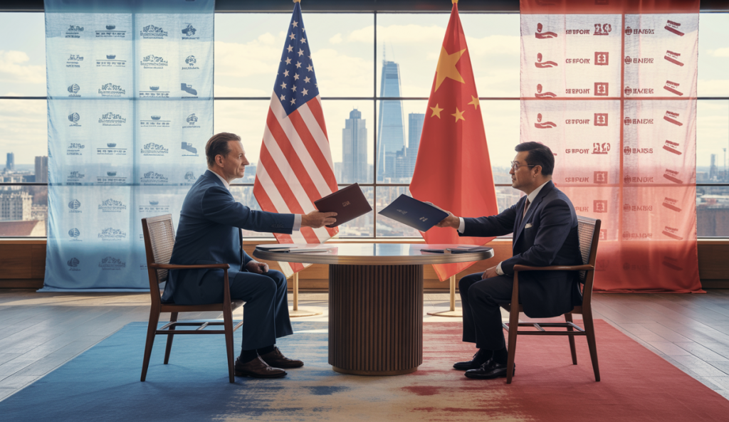 Négociations commerciales entre les États-Unis et la Chine à Londres