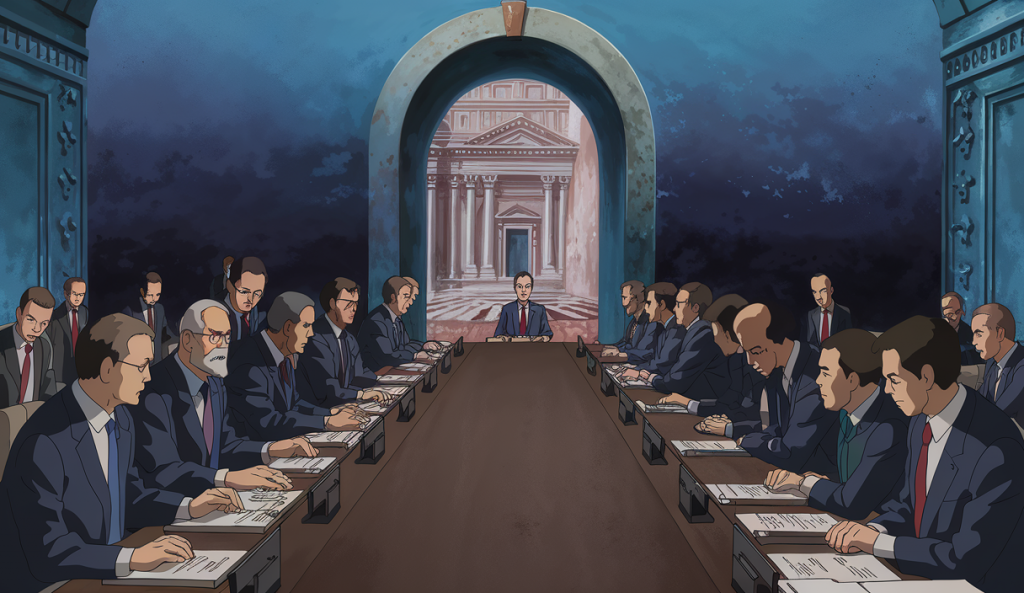 Scène de négociations nucléaires entre l'Iran et les États-Unis à Rome