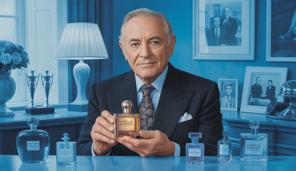 Portrait de Leonard A. Lauder, figure de l'industrie cosmétique, illustrant son héritage.
