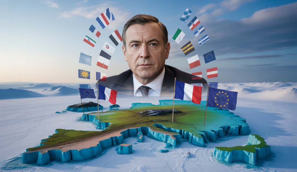 Illustration de la position française sur le Groenland par le président Macron