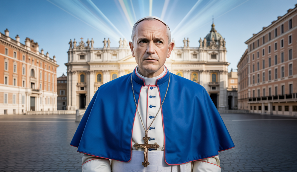 Première image du pape Léon XIV, premier pape américain, en 2025