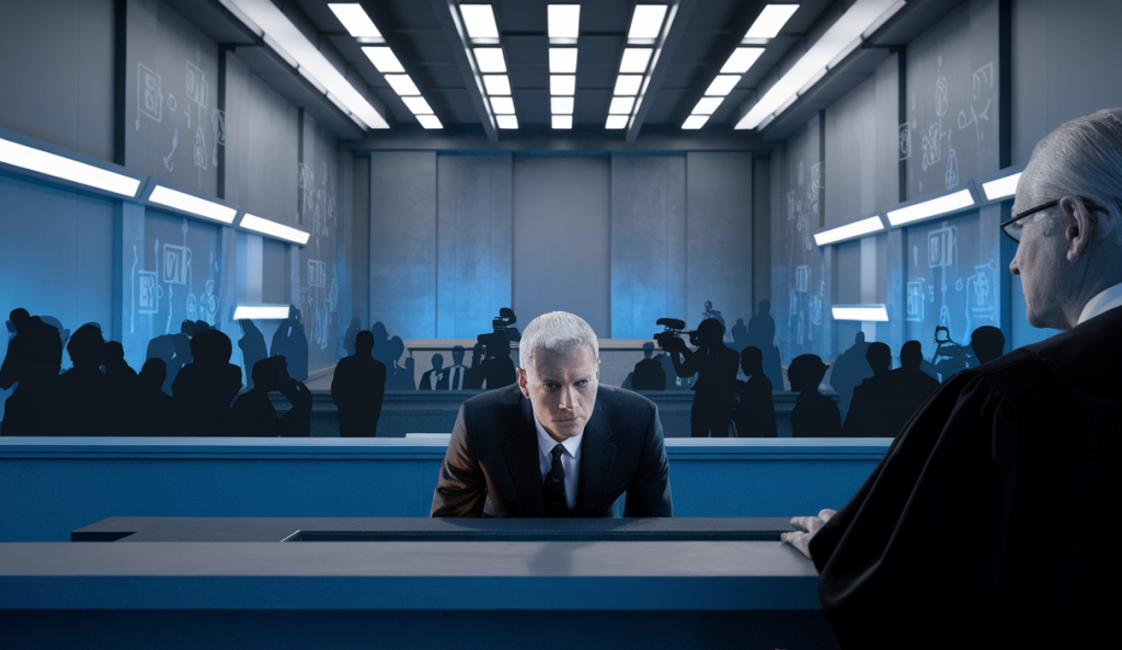 Illustration évocatrice du procès pour cyberharcèlement de Thomas Jolly