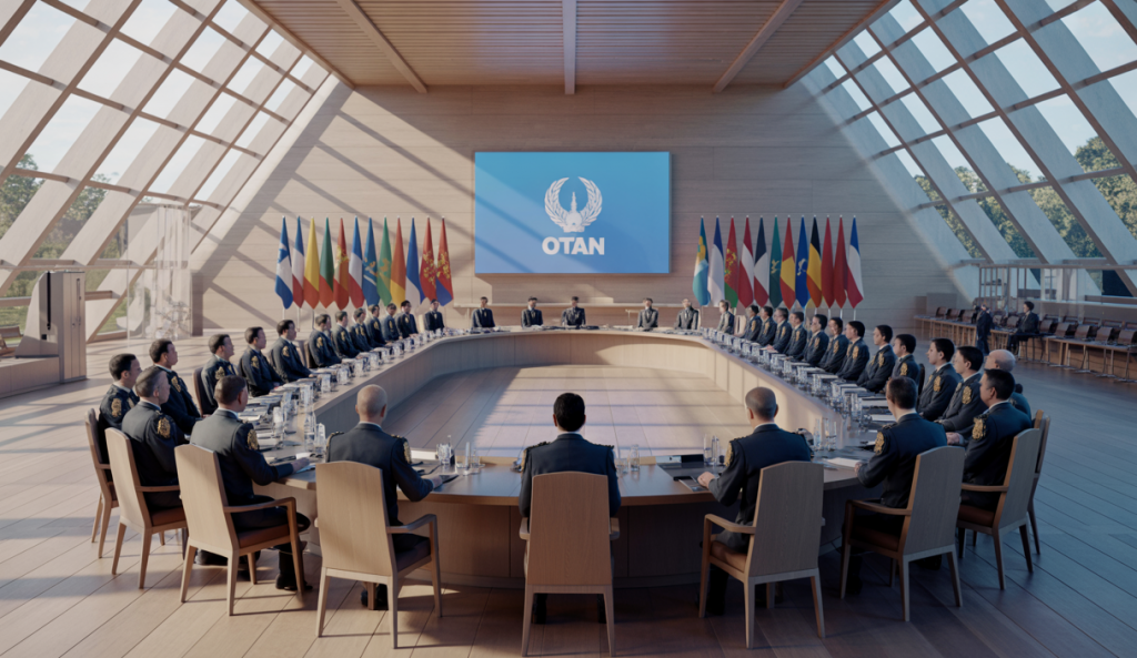 Réunion des dirigeants de l'OTAN au sommet de La Haye en 2025, discussions sur l'augmentation des dépenses de défense à 5 % du PIB d'ici 2035