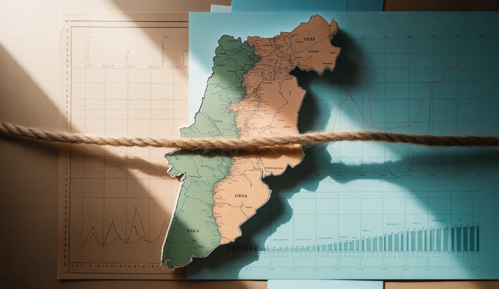Visualisation artistique sur les tensions à Gaza et en Irlande du Nord