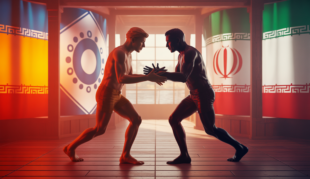 Image illustrant les tensions géopolitiques entre Israël et Iran