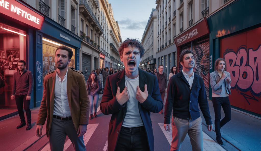 Illustration intense de tensions sociales à Marseille