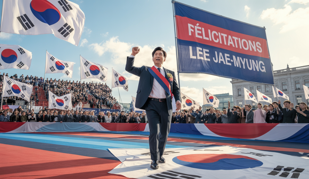 Victoire de Lee Jae-myung à l'élection présidentielle sud-coréenne de 2025