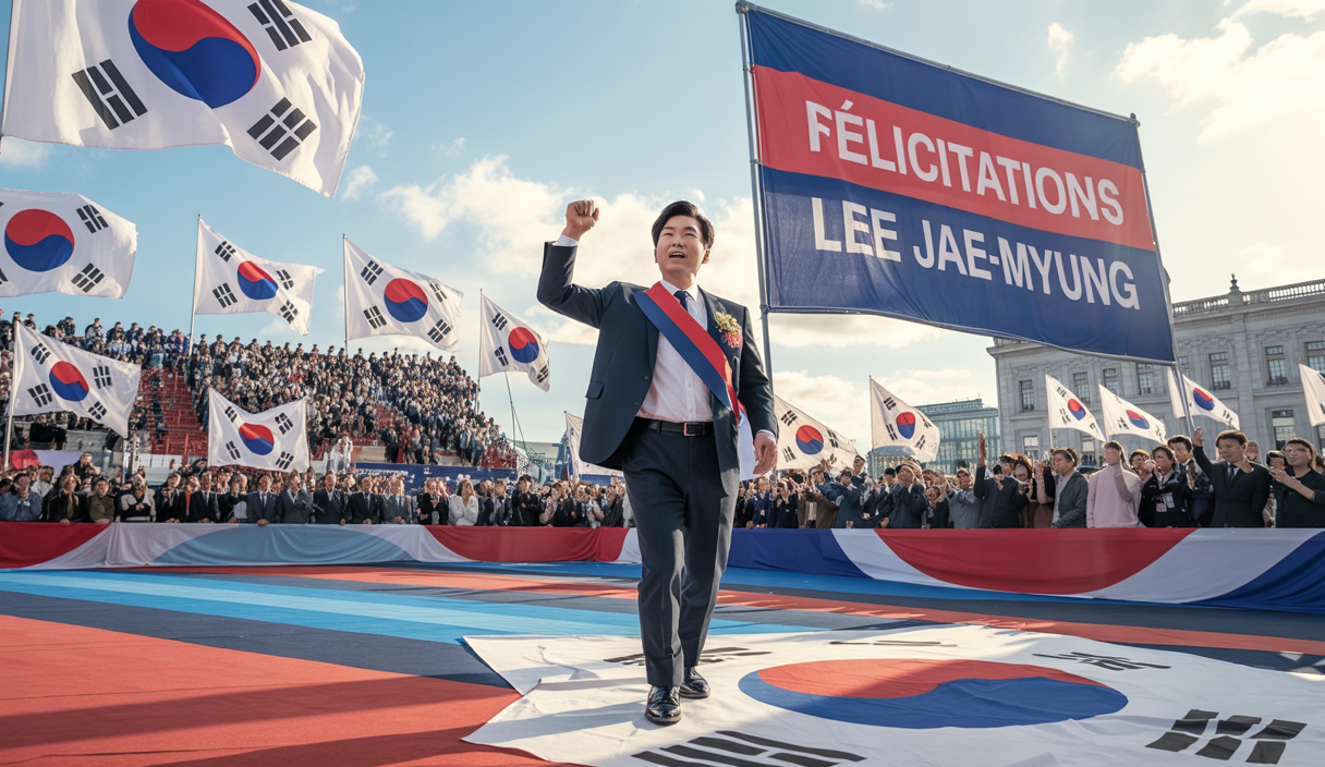 Victoire de Lee Jae-myung à l'élection présidentielle sud-coréenne de 2025