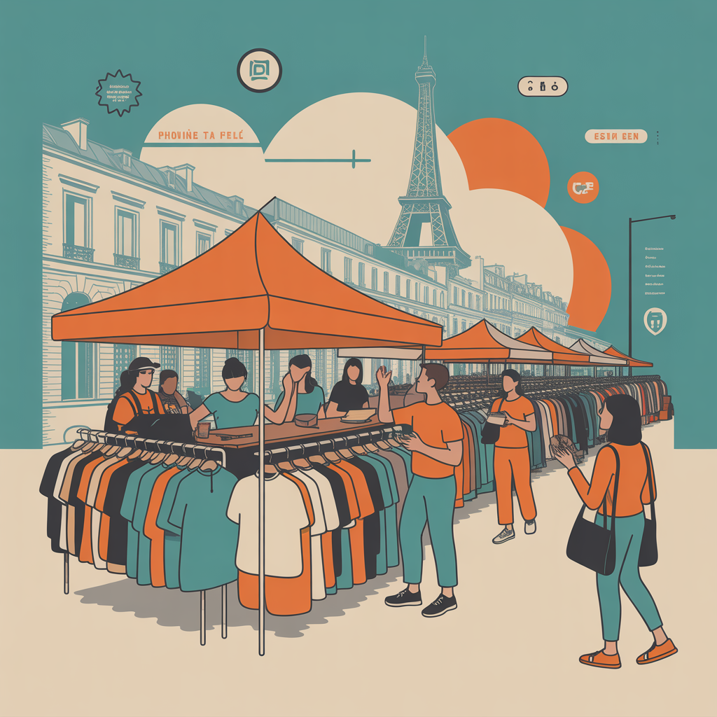Illustration de Vinted transformant le marché de l'occasion en France