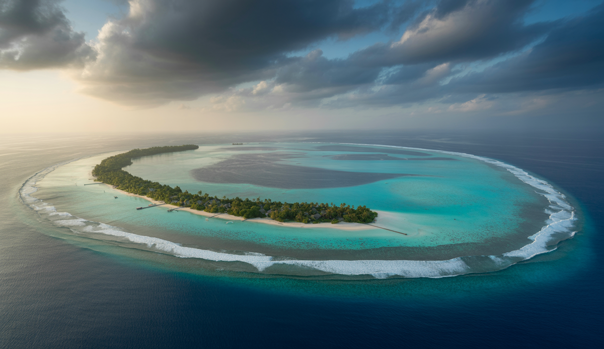 Image représentant la vulnérabilité des Maldives face aux changements climatiques